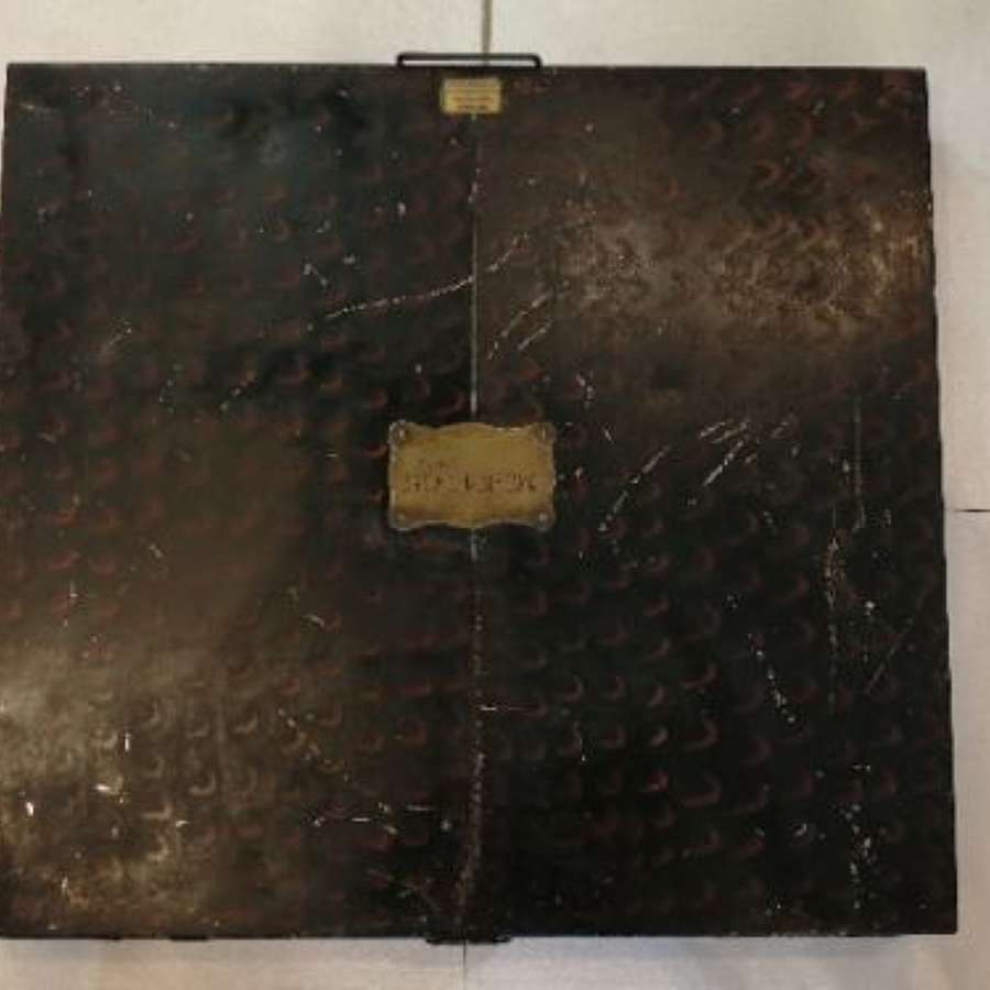 A Rare Naval Officers Metal Travel Case
