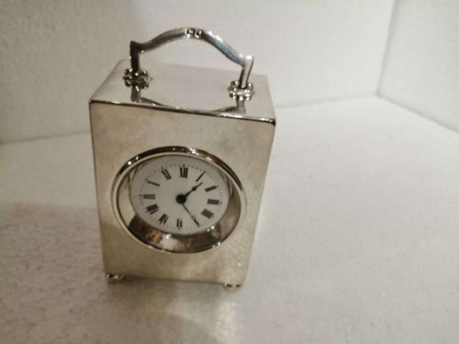 A George V Silver Boudoir Timepiece