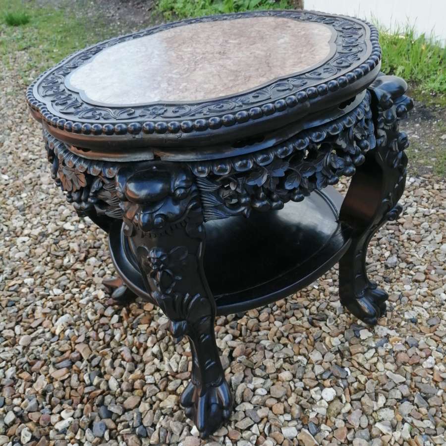An Exceptional Quality 19th Century Chinese Urn Stand