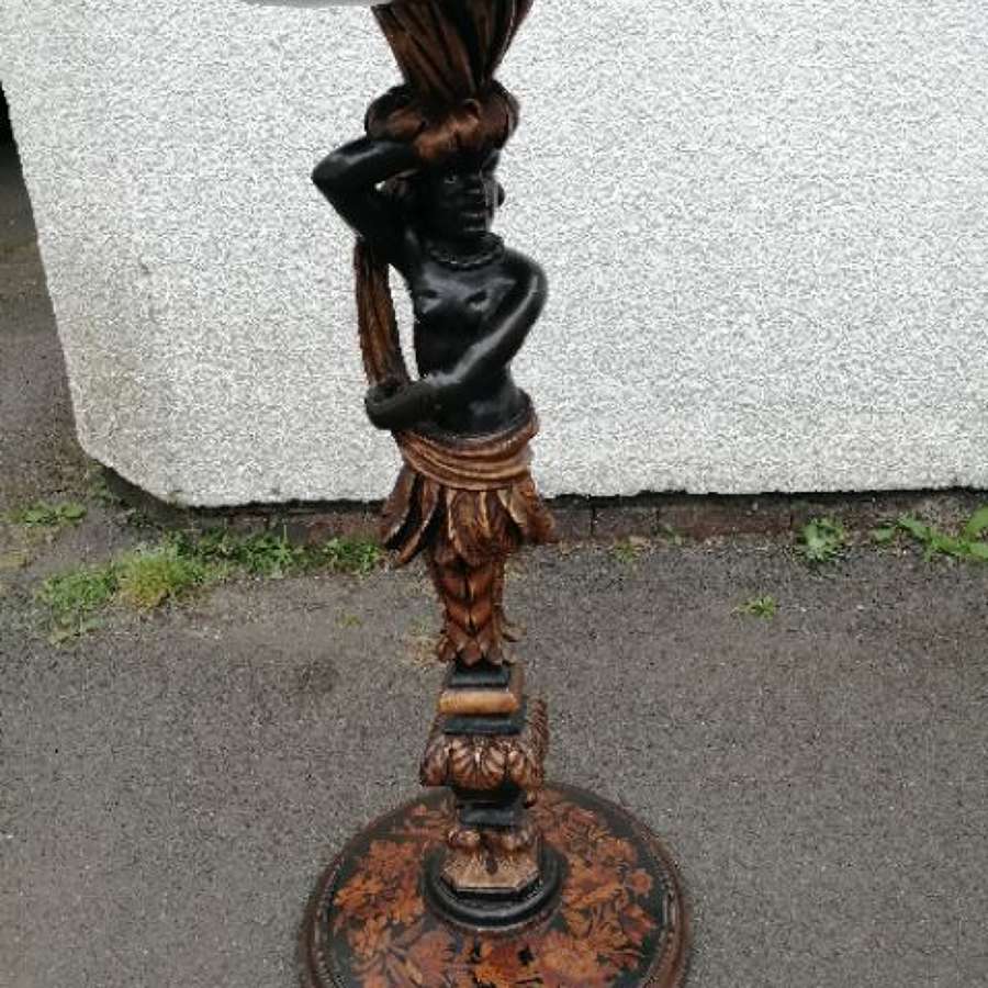 A Striking 19th Century Figural Torchére