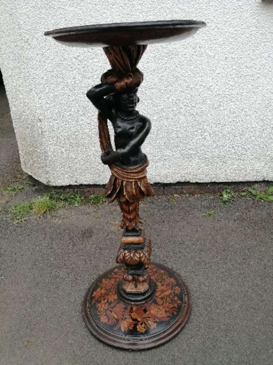 A Striking 19th Century Figural Torchére
