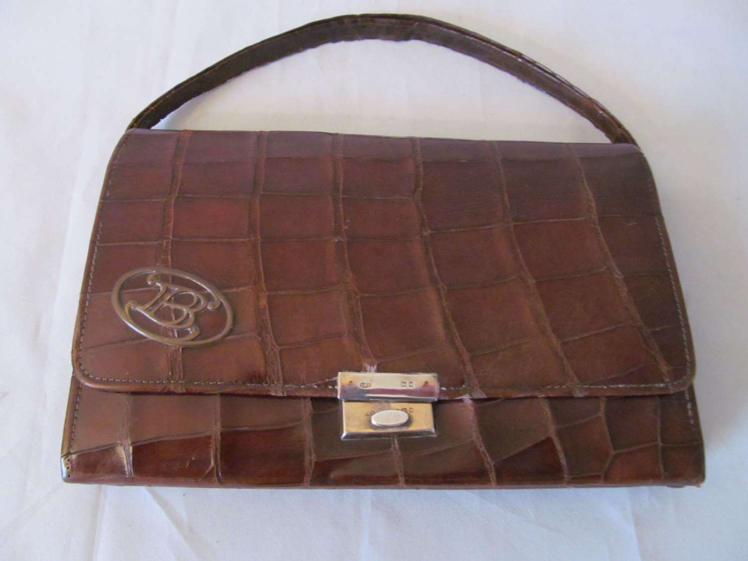 A Tiffany & Co Crocodile Skin Handbag