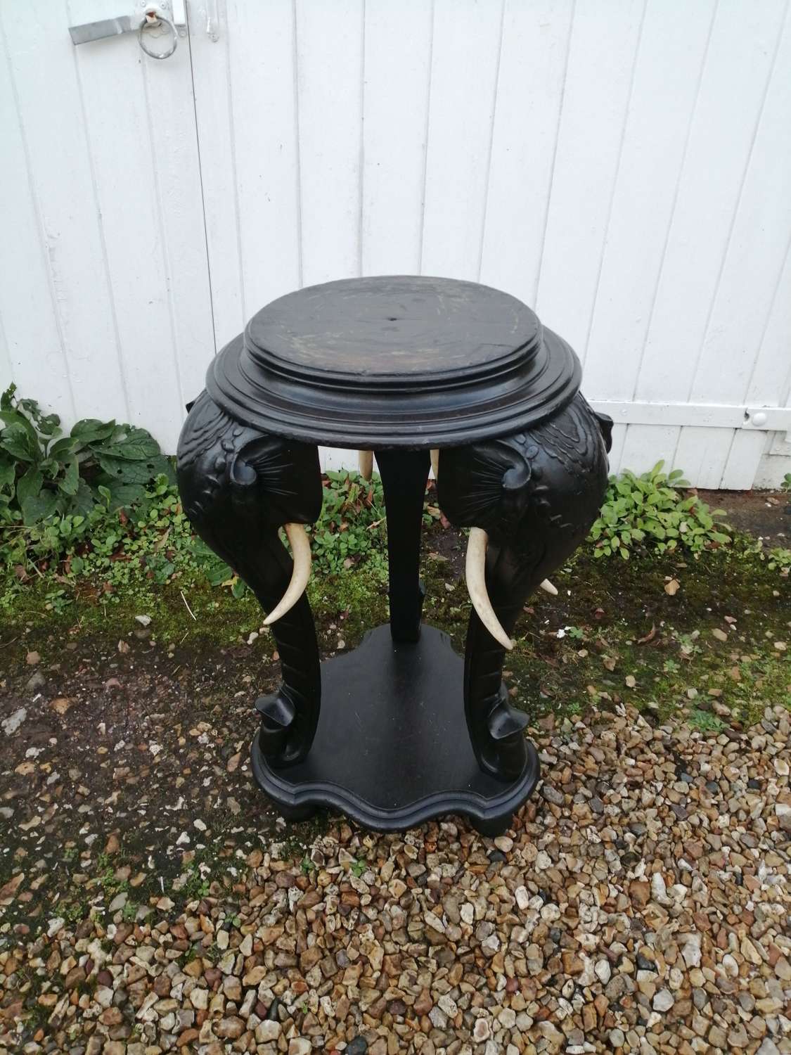 A Superb 19thcentury Anglo Indian Elephant Table/ Urn stand