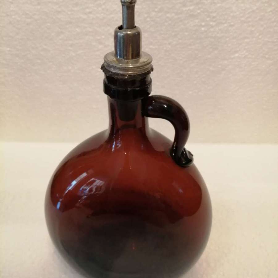 19th century ruby red glass flagon/decanter