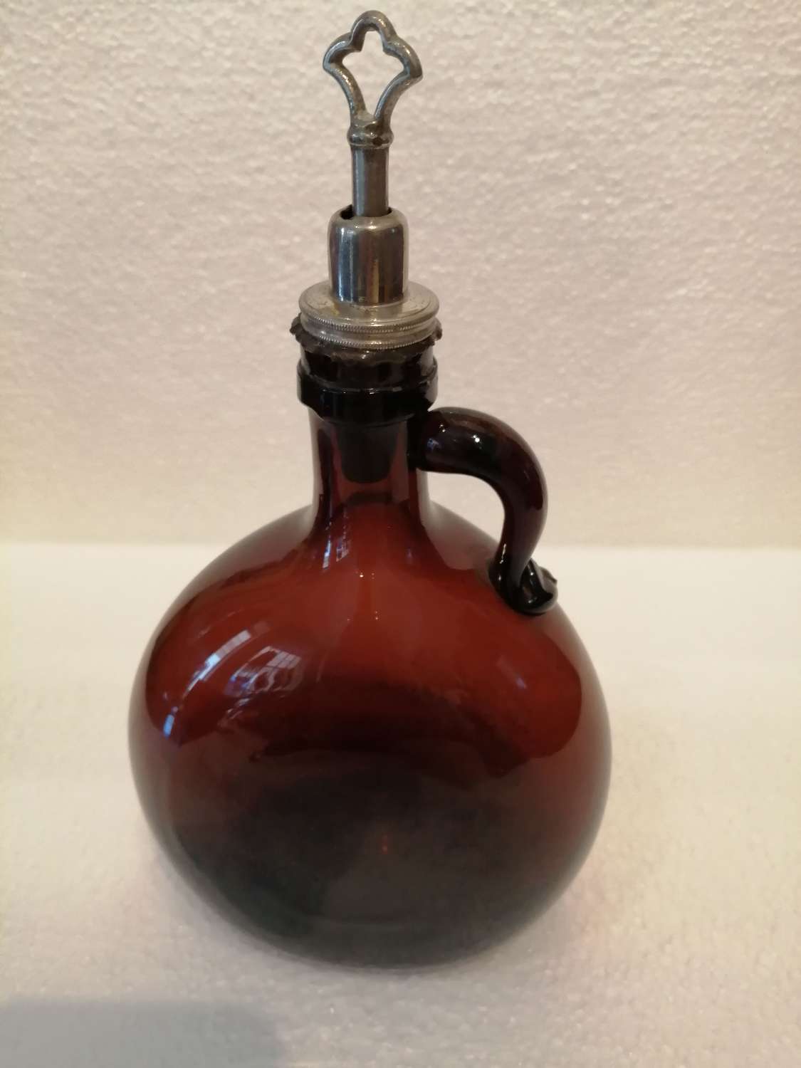19th century ruby red glass flagon/decanter