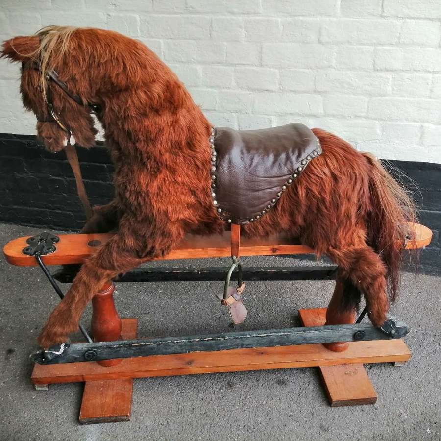A lovely and most unusual rocking horse