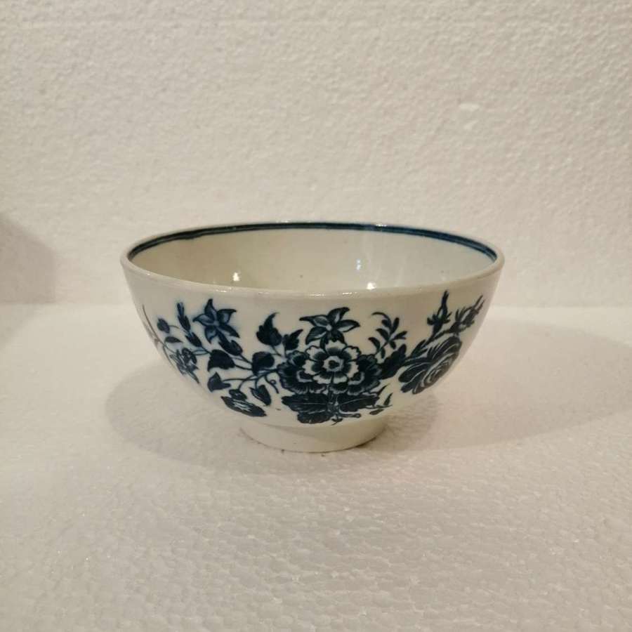 A First Period Worcester blue & white bowl