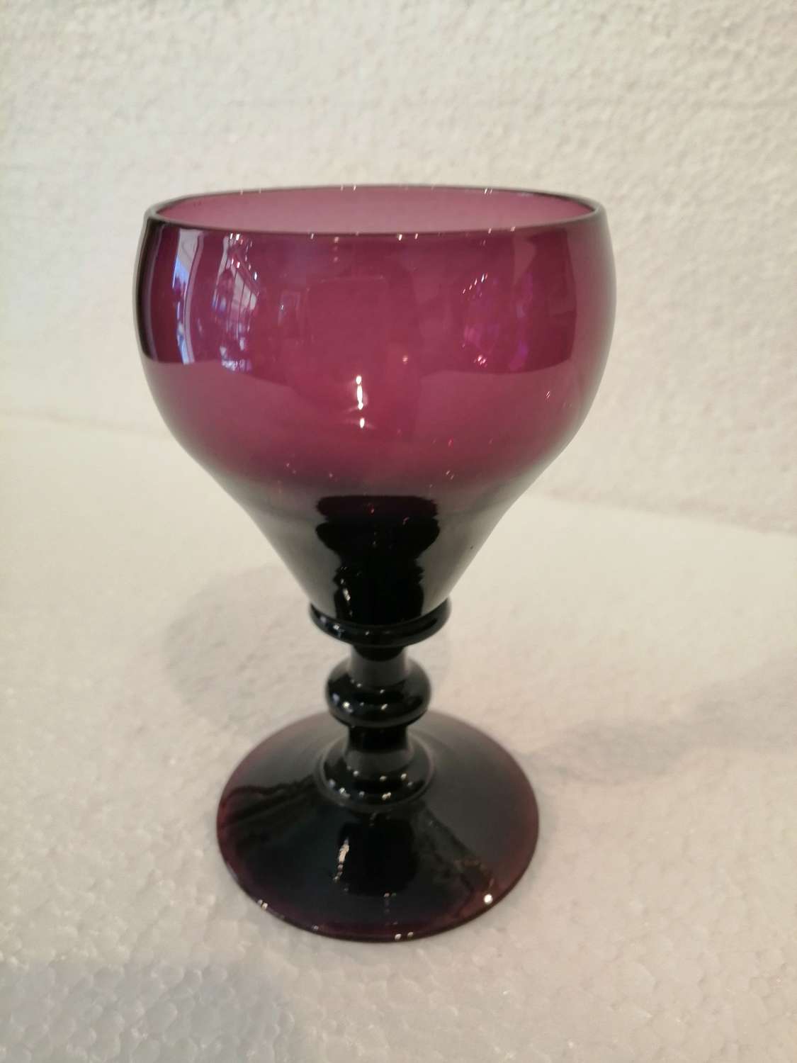 A delightful 19th century amethyst goblet