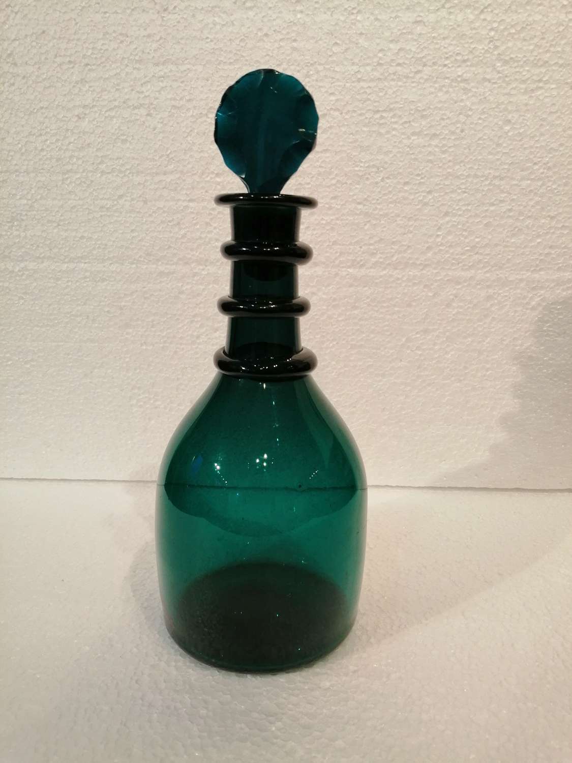 A lovely quality Georgian Bristol green decanter