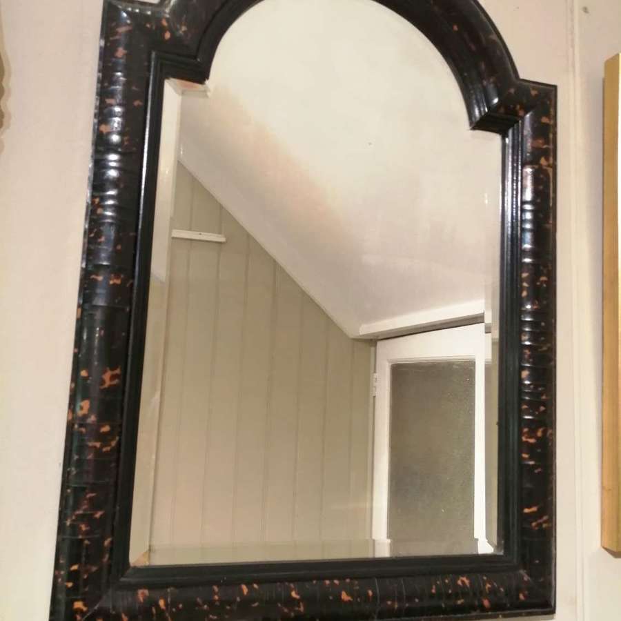 A fantastic quality tortoiseshell framed mirror