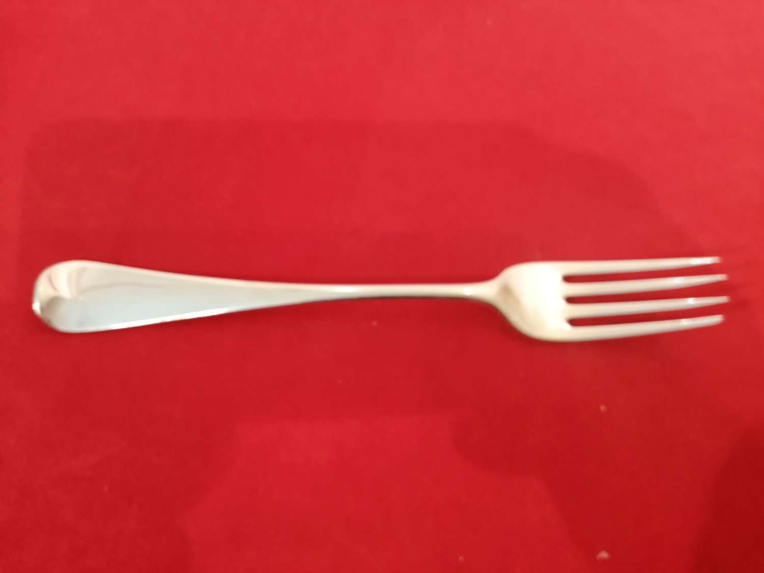 A Georgian Hanovarian pattern silver fork