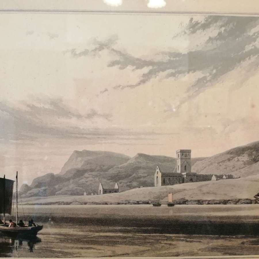 An interesting engraving  " View of Iona "